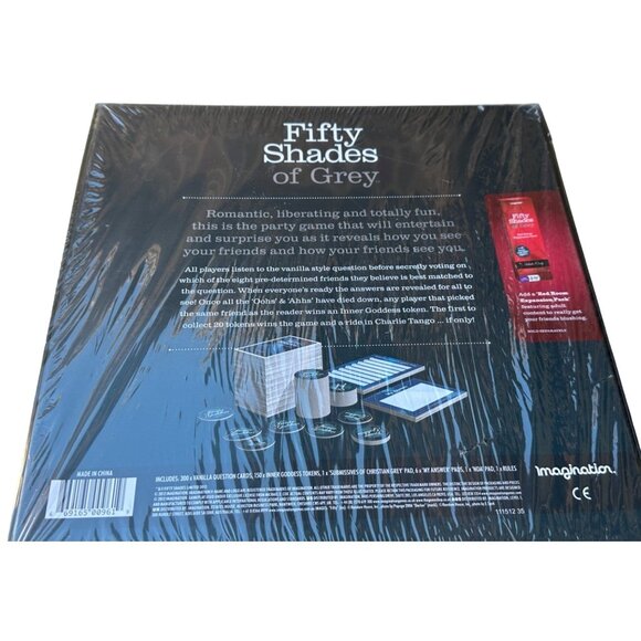 Imagination Brand Fifty Shades of Grey Party Card and Token Game 3+ Players-NEW - Picture 2 of 5